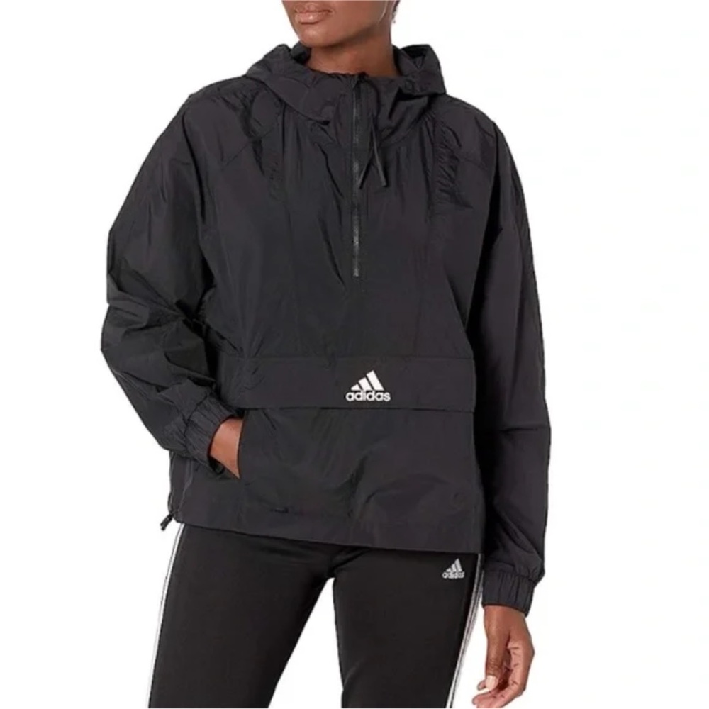 Adidas Cropped Windbreaker Jacket